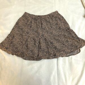 American Eagle Leopard Print Skirt